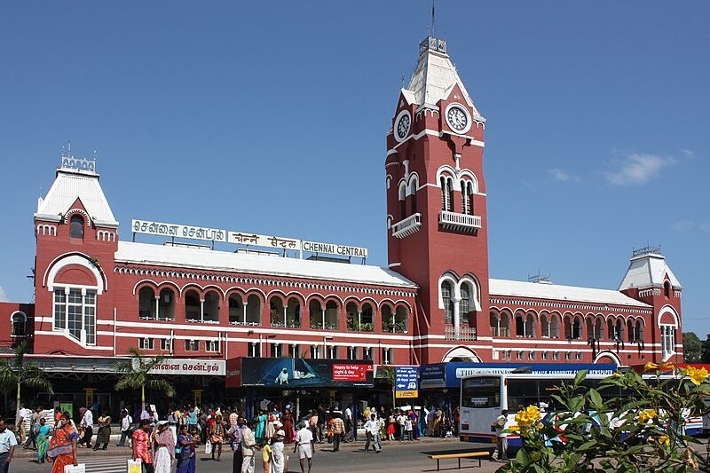 Chennai Central Railway Station view used for VSCRAPIT blog on car scrapping services in Chennai.